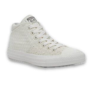 Converse Chuck Taylor Shoreline Mid Top Off White Sneaker Women Size 8